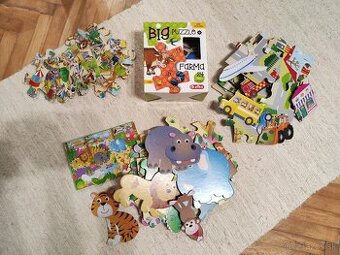 4x MAXI puzzle / podlahové pyzzle
