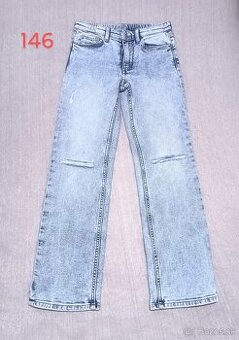 Dievčenské široké rifle 146