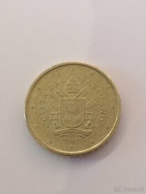 Predám zberateľskú mincu Vatikán 2017 50centovka - 1