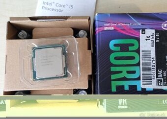 CPU i5 8600 + chladič