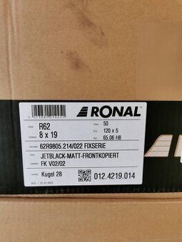 Vw Multivan alu disky Ronal 5X120 8X19 ET50