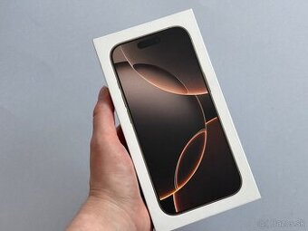 Neaktivovaný Nový iPhone 16 Pro 512GB Desert Titanium
