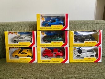 Shell Ferrari Set Modelových Áut