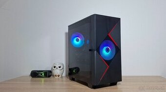 Hráčske pc 6jadro RYZEN 5 5600/512GB NVME/RX5700XT 8GB