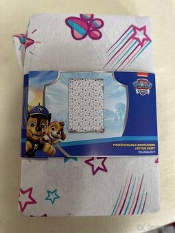 Paw Patrol prestieradlo 90x200 – hviezdy, packy a sladké sny
