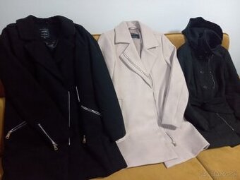 3 dámske kabáty