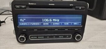 original autorádio fabia 2  roomster  škoda swing mp3