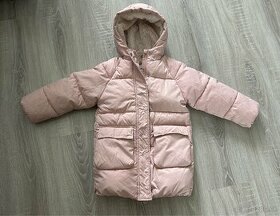 Dievčenská zateplená bunda na zimu 110 - 1