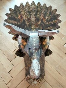 Papierová dinosaurus hlava (maska) - 1
