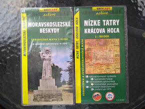 Novšie vydania turistických máp Česko+ Nízke Tatry