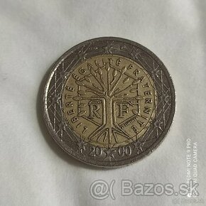 2 euro minca-Francúzsko