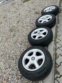 Alu disky + letné pneu Dunlop 15´ (+ 4 pneu zdarma)