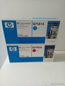 Original tonery HP Q7581 A, HP Q 7583 A