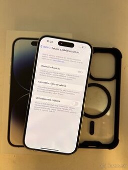 IPHONE 14 PRO SILVER 256GB ZÁRUKA - VEĽMI DOBRÝ STAV