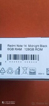 Predám redmi note 14