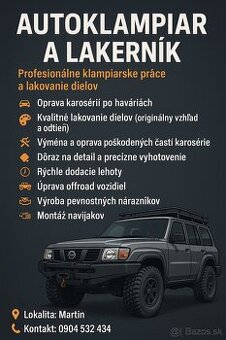 Autoklampiar a lakýrnik