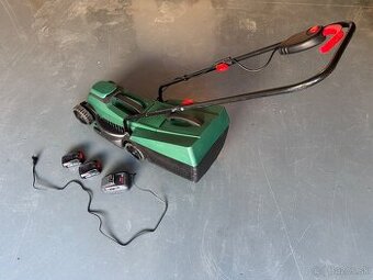 Kosačka bosch Easy mower, 2x akumulátor, nabíjačka