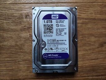 Predám použitý pevný disk 3.5" HDD WD10PURX 1TB