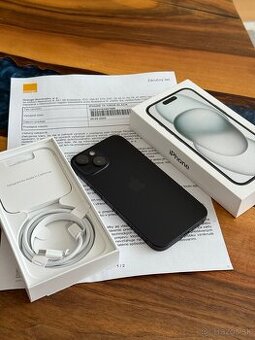iPhone 15 128gb 100% bateria 2r zaruka orange