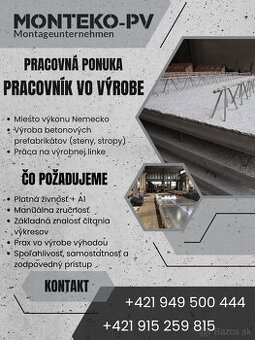 Pracovník vo výrobe