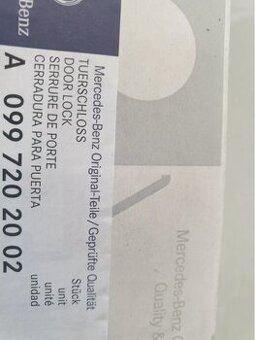 Zámok dverí Mercedes trieda A W177 a CLA C118