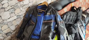 Dámske aj pánske kožené motooblečenie, motobunda, nohavice