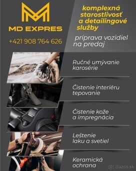 Detailing, tepovanie, umývanie, keramika, leštenie