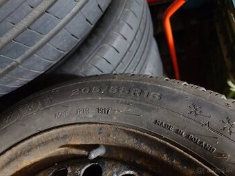 Predám zimne pneu na diskoch Ford Fokus 2