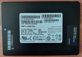 Predam malo pouzivane SSD disky 2,5" 256GB, ramcek