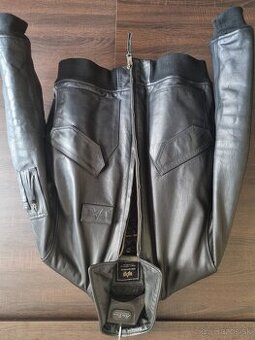 Kožená bunda Alpha Industries