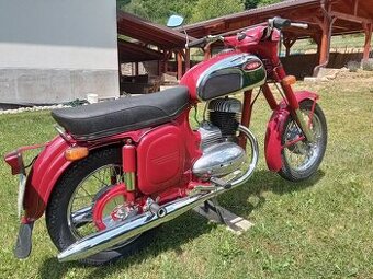 Predám motocykel Jawa 250 typ 592 (r. v. 1969) – výborný sta
