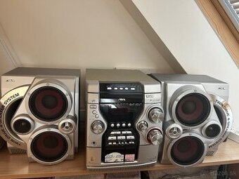 Predám HiFi systém AIWA 2x195W 2x80W RMS