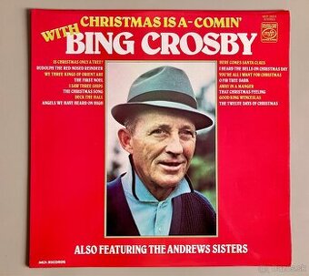 LP Bing Crosby - Christmas Is A-Coming