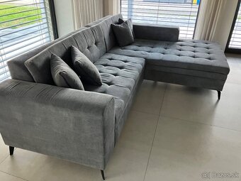 Predám zánovnú sedaciu súpravu v tvare L