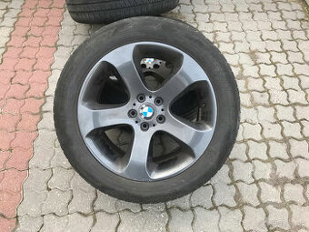 Originál BMW X5 BORBET 19" – disky + pneumatiky, dobrý stav