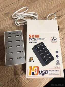10 portová nabíjačka