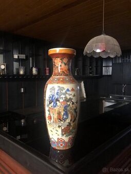 Cinska vaza rucne malovana, 45 cm