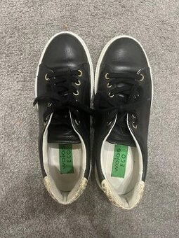 Kožené čierne mestské tenisky WOJAS č. 38