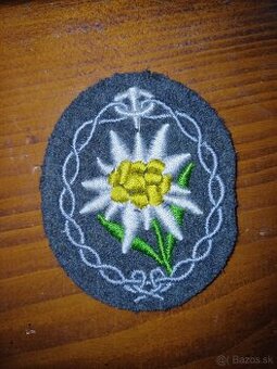 Predám original plesnivec edelweis z WWII wehrmacht