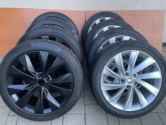 CASSIOPEIA  SCHWARZMATT  Orig.skoda Superb 3V 5x112  8j x18 