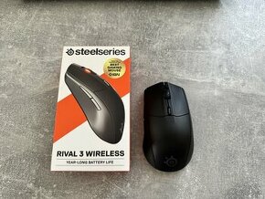 Herná myš SteelSeries Rival 3 Wireless + Nabíjateľné batérie