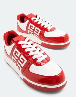 -75% Givenchy Red & White G4 tenisky veľkosť 41 a 42