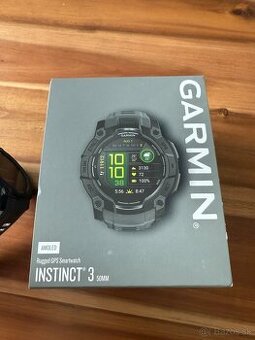 Garmin Instinct 3 Amoled 50mm Black, Charcoal silicone