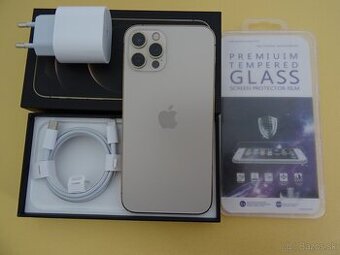 iPhone 12 PRO 256GB GOLD - ZÁRUKA 1 ROK - 100% BATERIA