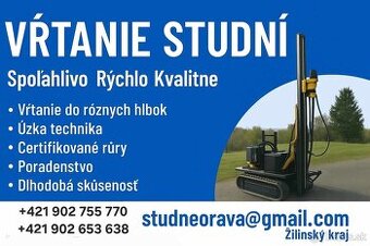 VRTANIE STUDNÍ