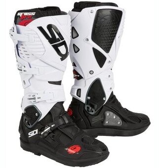 MX Cizmy Sidi Crossfire 3 SRS biela-cierna