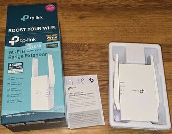 nový TP-Link RE705X AX3000 WiFi6 Range Extender