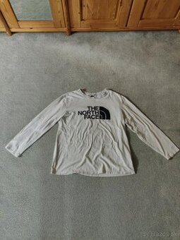 The North Face tričko s dlouhým rukávem – bílé, XL