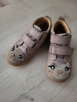 Mrugala kožené dievčenské prechodné topánky