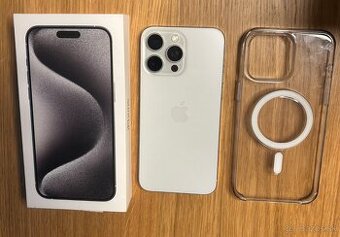 Predám Iphone 15 Pro Max, 1TB, biely